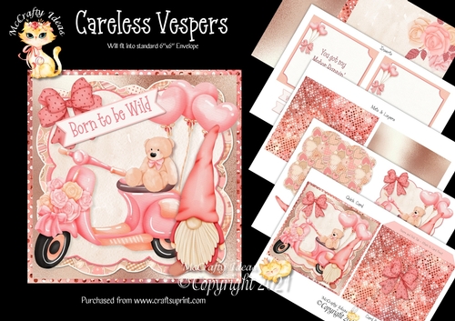 Careless Vespers Complete Card and Inserts Kit
