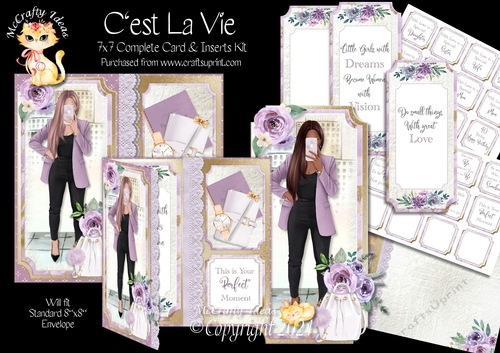 Cest La Vie 7x7 Complete Card Kit