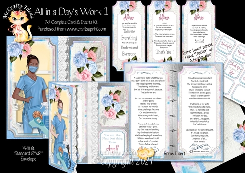 All in a Days Work 1 7x7 Complete Card Kit