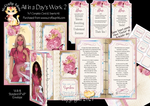All in a Days Work 2 7x7 Complete Card Kit