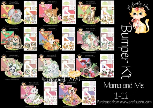 Mama and Me 1-11 - Rocker Card Bumper Kit