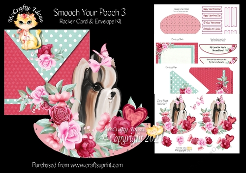 Smooch Your Pooch 3 Rocker Card Kit