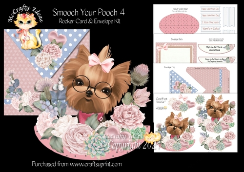 Smooch Your Pooch 4 Rocker Card Kit