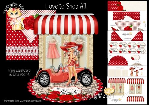 Love to Shop 1 Triple Easel Card Kit