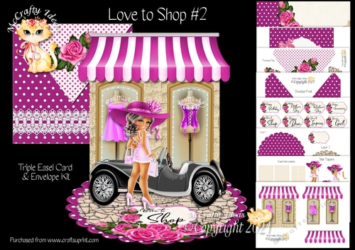 Love to Shop 2 Triple Easel Card Kit