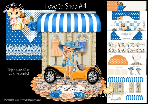Love to Shop 4 Triple Easel Card Kit