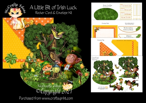 A Little Bit of Irish Luck Rocker Card Kit