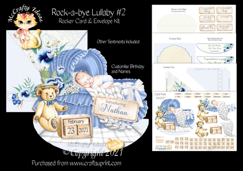 Rock-A-Bye Lullaby #2 Rocker Card Kit