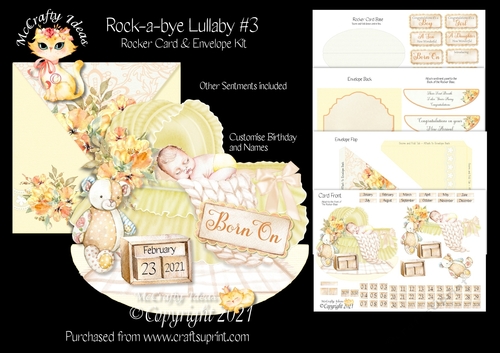 Rock-A-Bye Lullaby #3 Rocker Card Kit