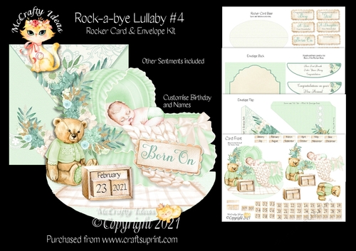 Rock-A-Bye Lullaby #4 Rocker Card Kit
