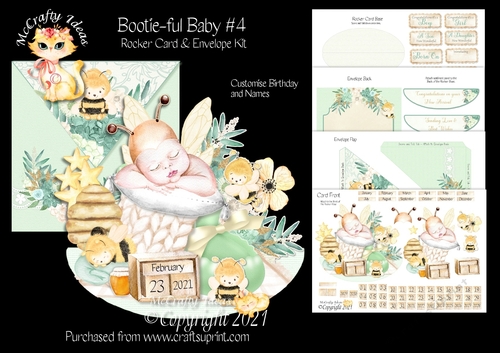 Bootie-ful Baby #4 Rocker Card Kit