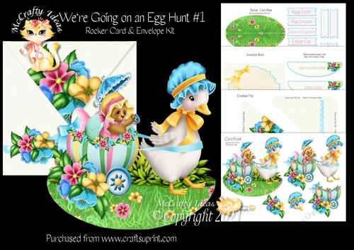 Were Going on an Egg Hunt #1 Rocker Card Mini Kit