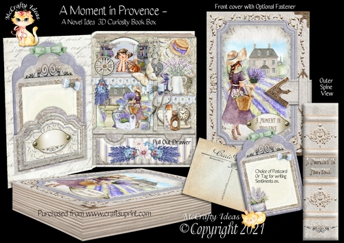 A Moment in Provence - 3D Curiosity Book Box