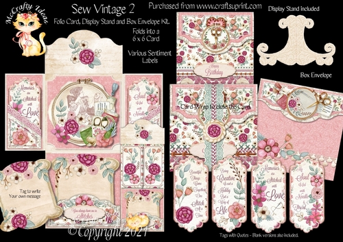 Sew Vintage 2 - Folio Card Kit