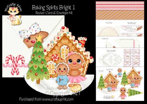 Baking Spirits Bright 1 Rocker Card Mini Kit