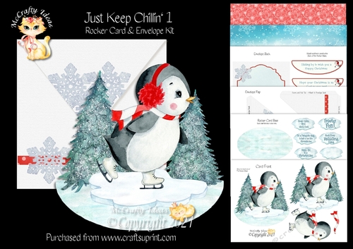 Just Keep Chillin 1 Rocker Card Mini Kit