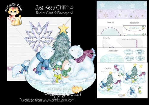 Just Keep Chillin 4 Rocker Card Mini Kit