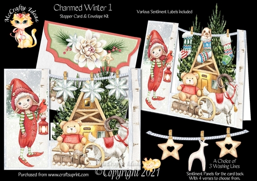 A Charmed Winter 1 - Stepper Card