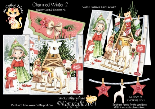 A Charmed Winter 2 - Stepper Card