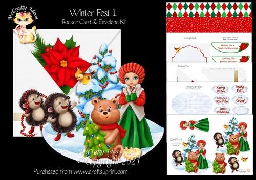 Winter Fest 1 Rocker Card Mini Kit