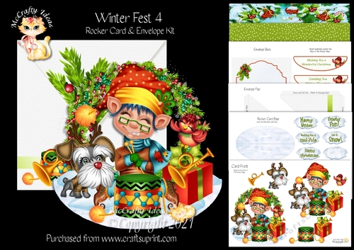 Winter Fest 4 Rocker Card Mini Kit