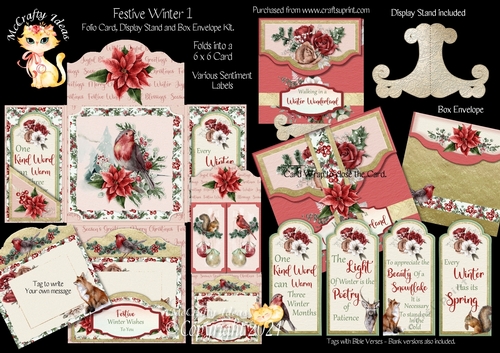 Festive Winter 1 - Folio Card Kit