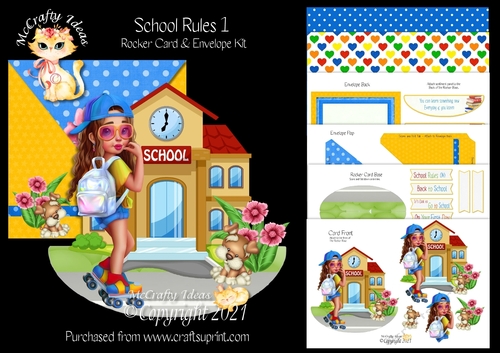 School Rules 1 Rocker Card Mini Kit