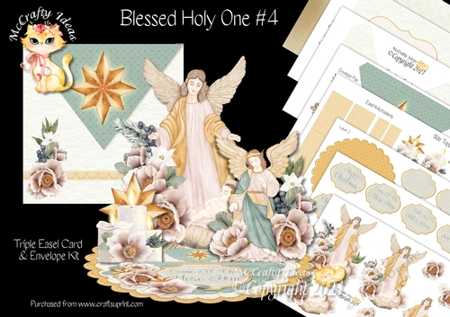Blessed Holy One #4 Triple Easel Card Kit