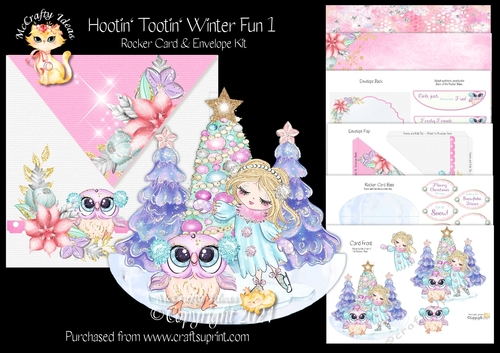 Hootin Tootin Winter Fun 1 Rocker Card Mini Kit