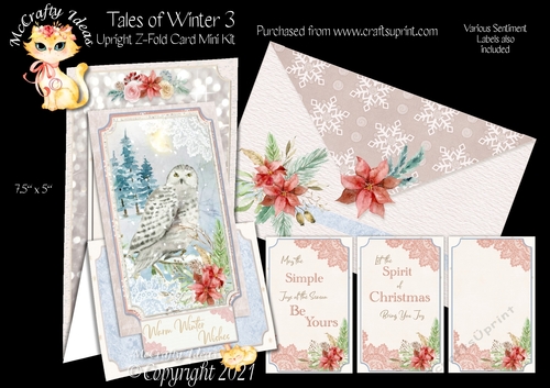 Tales of Winter 3 - Upright Z-fold Card Mini Kit