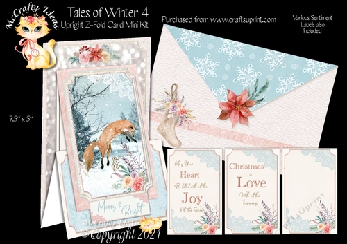 Tales of Winter 4 - Upright Z-fold Card Mini Kit