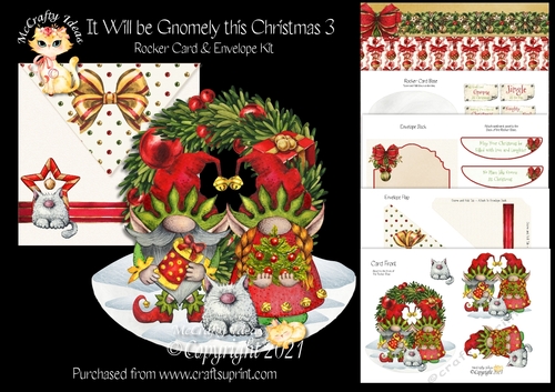 It Will be Gnomely This Christmas 3 Rocker Card Mini Kit