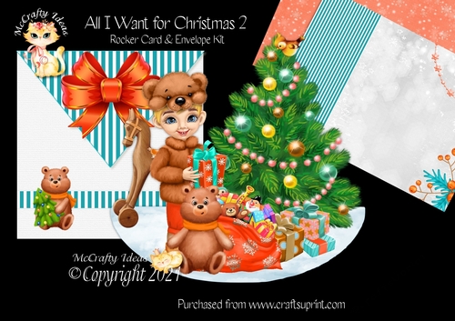 All I Want for Christmas 2 Rocker Card Mini Kit