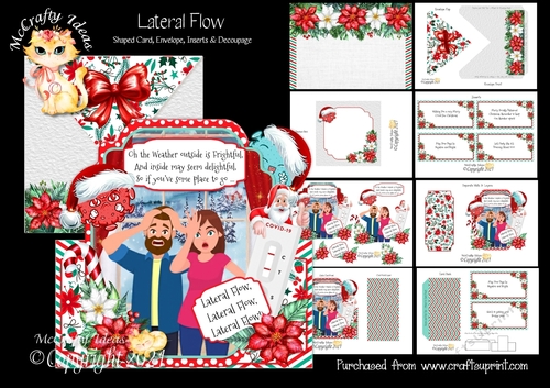 Lateral Flow Shaped Card and Envelope Kit.