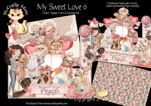My Sweet Love 6 Centre Stepper Card