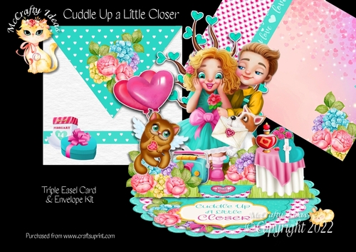 Cuddle Up a Little Closer Triple Easel Card Kit