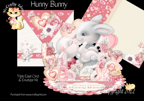 Hunny Bunny  Triple Easel Card Kit