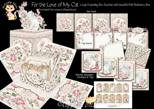 For the Love of My Cat Exploding Box Surprise