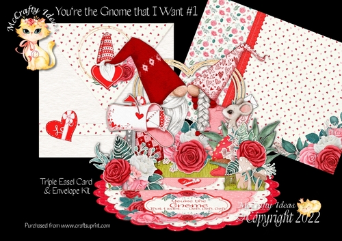 Youre the Gnome that I Want #1  Triple Easel Card Kit