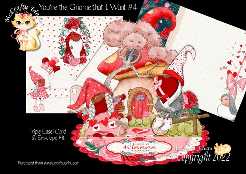 Youre the Gnome that I Want #4 Triple Easel Card Kit