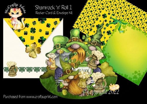 Shamrock n Roll 1 Rocker Card Mini Kit