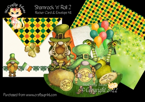 Shamrock n Roll 2 Rocker Card Mini Kit