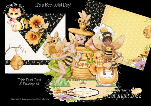Its a Bee-utiful Day Triple Easel Card Kit