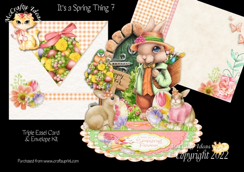 Its a Spring Thing 7 Triple Easel Card Kit