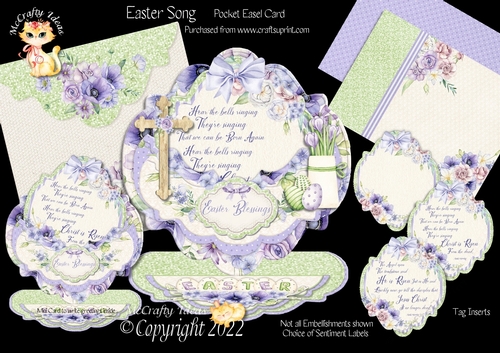 Easter Song Pocket Easel Card