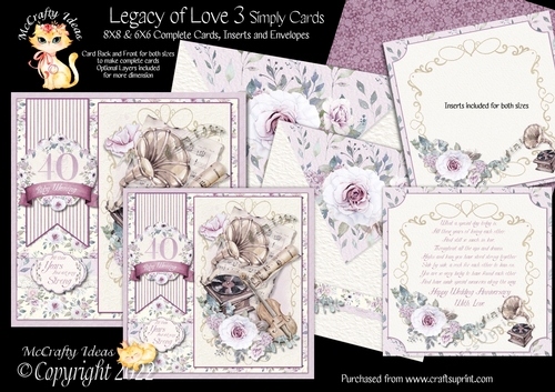 Legacy of Love 3 Simply Cards 