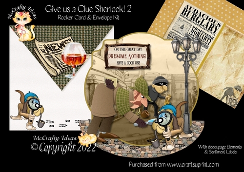 Give Us a Clue Sherlock! 2 Rocker Card Mini Kit