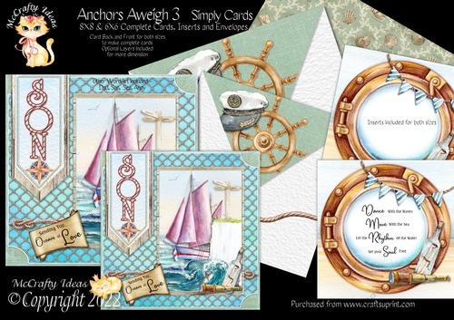 Anchors Aweigh 3 Simply Cards 
