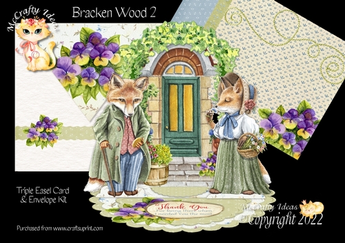 Bracken Wood 2 Triple Easel Card Kit