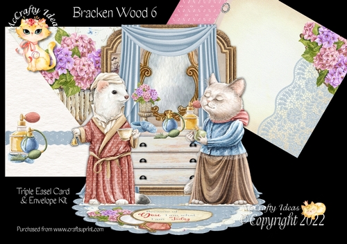 Bracken Wood 6 Triple Easel Card Kit